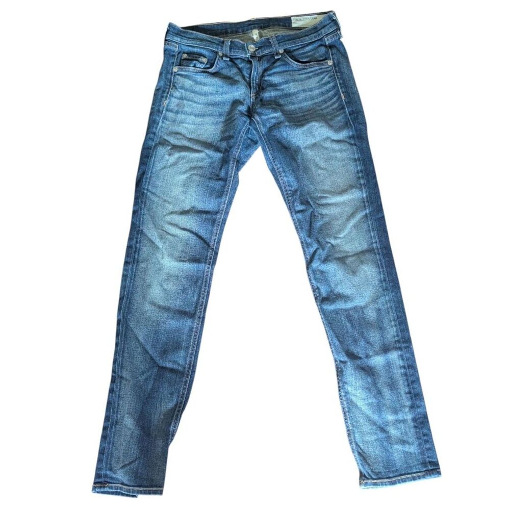 RAG & BONE The Dre Slim Boyfriend Jeans W28 Golden Wash Designer Denim 24